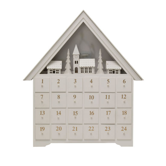 Advent Calendar with 24 Boxes and LED by Creative Co-op
