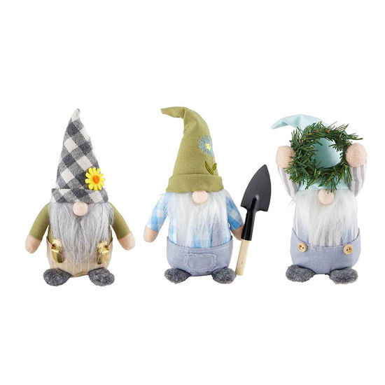 Mini Garden Gnomes Sitters Assorted by Mudpie