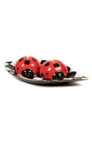Ladybug Salt & Pepper Set by MacKenzie-Childs