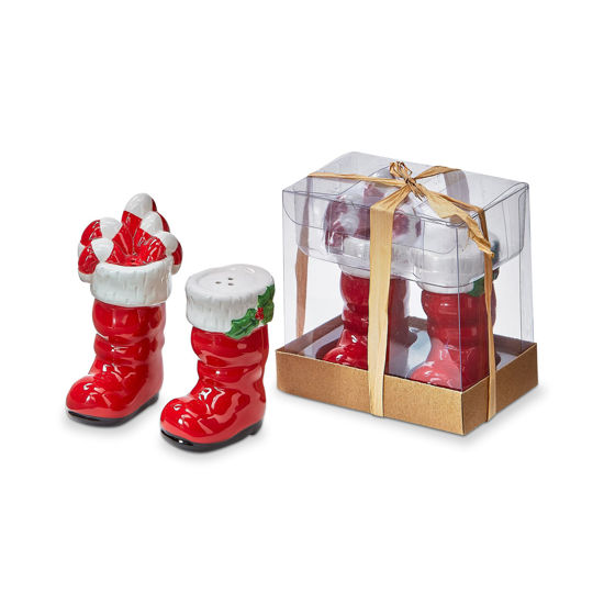 Santa Boots Salt & Pepper Shakers Set by TAG