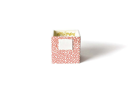 Red Small Dot Mini Nesting Cube Small by Happy Everything!™