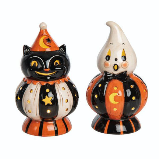 Light Up Ghost & Cat Decor, Assorted by Transpac