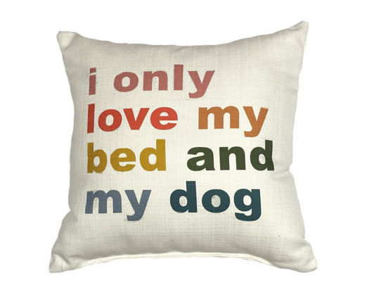 Bed & Dog Pillow by Little Birdie