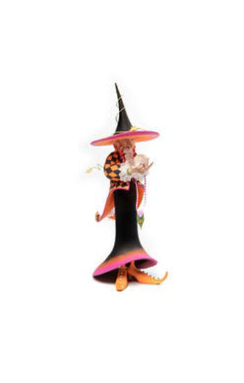 Crystal Ball Witch Figure by Patience Brewster
