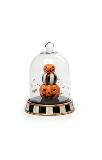Halloween Stacked Pumpkins Cloche by MacKenzie-Childs