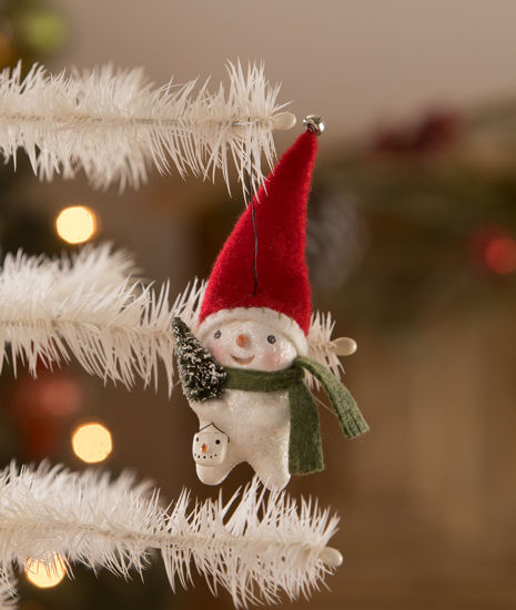 Stocking Cap Snowman Ornament by Bethany Lowe
