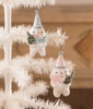 Party in Pink Snowman Ornament by Bethany Lowe