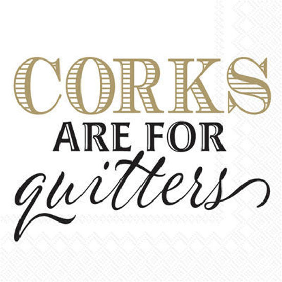 Corks Cocktails Napkins by Boston International