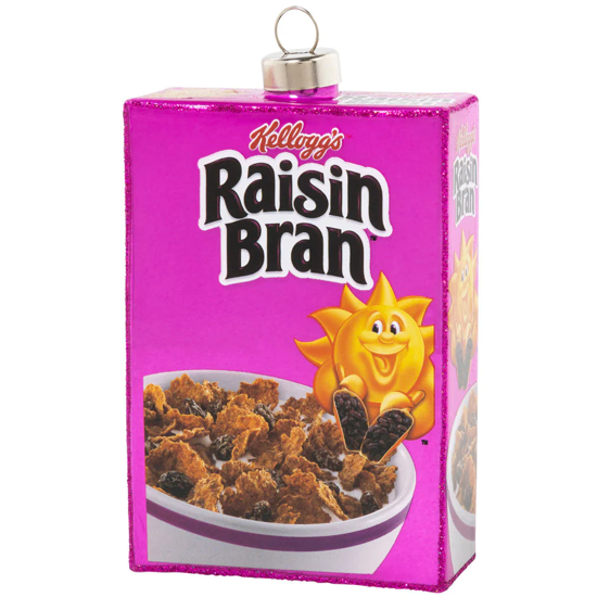 Raisin Bran Cereal Box Ornament by Kat + Annie
