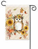 Autumn Owl Garden Flag by Studio M