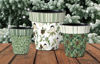 Winter Pinecones 15" Art Planter Art Pot by Studio M