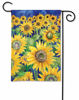 Sunflower Meadow Garden Flag by Studio M