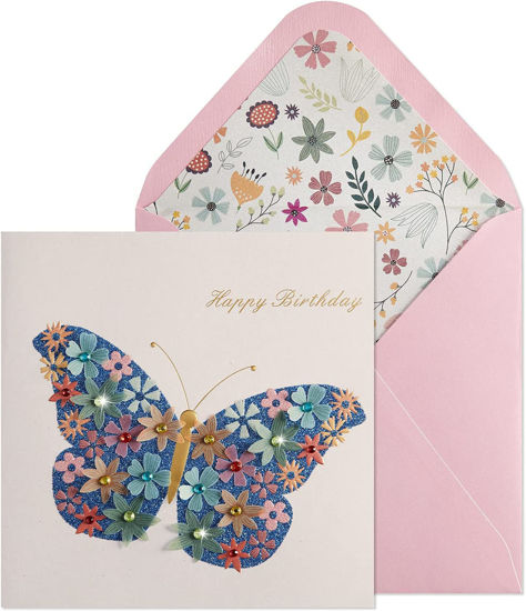 Flower Butterfly Card by Niquea.D