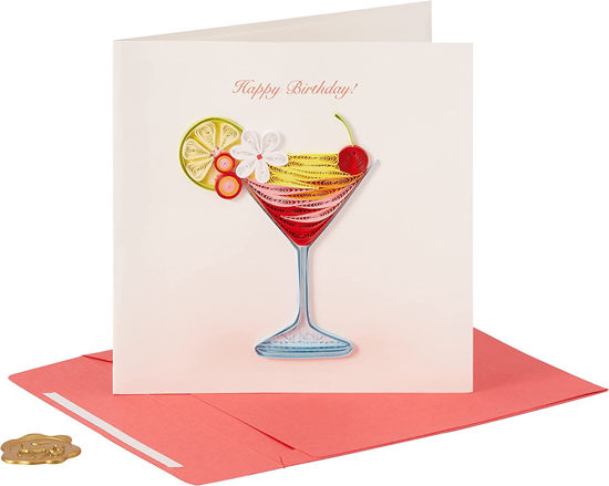 Martini Quilling Card by Niquea.D