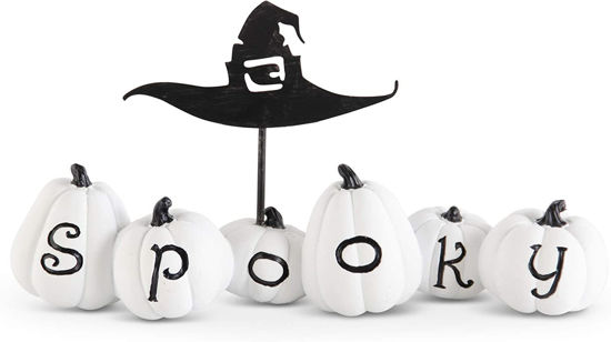 Spooky Pumpkins with Witch Hat by K & K Interiors