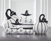 Spooky Pumpkins with Witch Hat by K & K Interiors