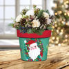Very Merry Santa 6" Art Pot by Studio M