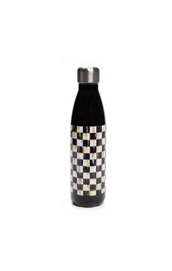 Courtly Check Water Bottle by MacKenzie-Childs