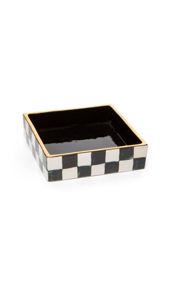 Courtly Check Cocktail Napkin Holder by MacKenzie-Childs