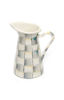 Sterling Check Enamel Practical Pitcher - Small by MacKenzie-Childs