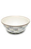 Sterling Check Enamel Everyday Bowl - Large by MacKenzie-Childs