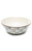 Sterling Check Enamel Everyday Bowl - Extra Large by MacKenzie-Childs
