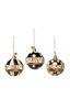 Black Filigree Ornaments - Set of 3 by MacKenzie-Childs