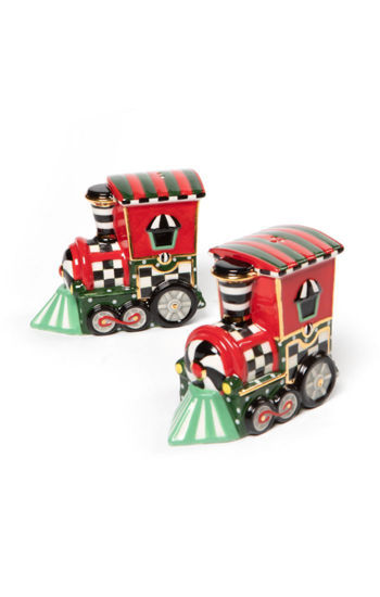 Toyland Train Salt & Pepper Set by MacKenzie-Childs