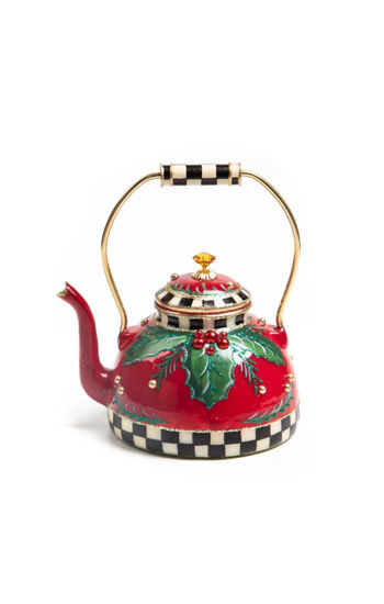Holiday Kettle Glass Ornament by MacKenzie-Childs