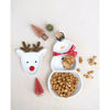 Snowman Dish with Top Hat Toothpick Holder by Creative Co-op
