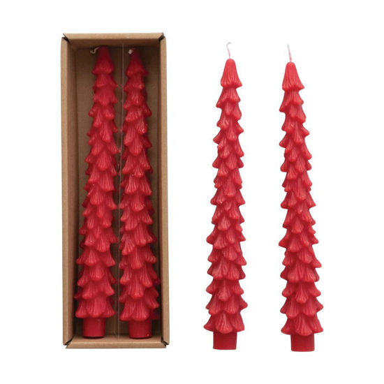 Tree Shaped Taper Candles by Creative Co-op