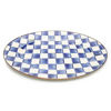 Royal Check Enamel Oval Platter - Medium by MacKenzie-Childs