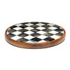 Courtly Check Enamel Trivet - Large by MacKenzie-Childs
