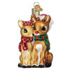 Rudolph® And Clarice™ Ornament by Old World Christmas