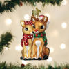 Rudolph® And Clarice™ Ornament by Old World Christmas