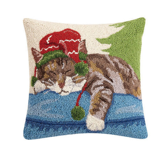 Holiday Napping Cat by Peking Handicraft