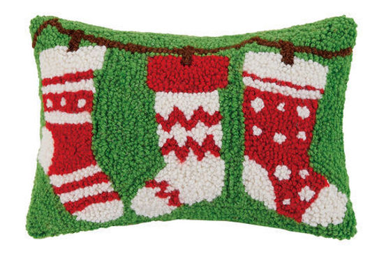Stocking with Red & Green by Peking Handicraft