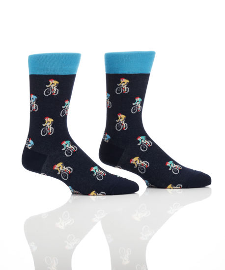 Bikes Men's Crew Sock by Yo Sox