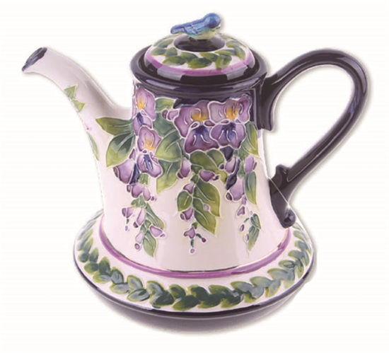 Wisteria Teapot by Blue Sky Clayworks