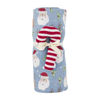 Blue Christmas Swaddle Set by Mud Pie