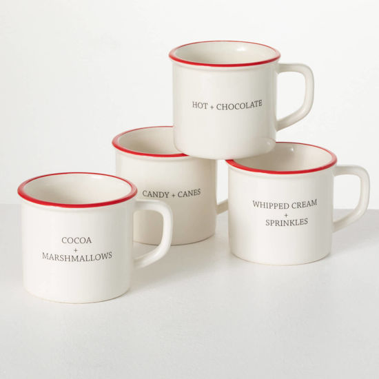 Holiday Mug Set of 4  by Sullivans
