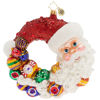 Santa Comes Full Circle Wreath by Christopher Radko
