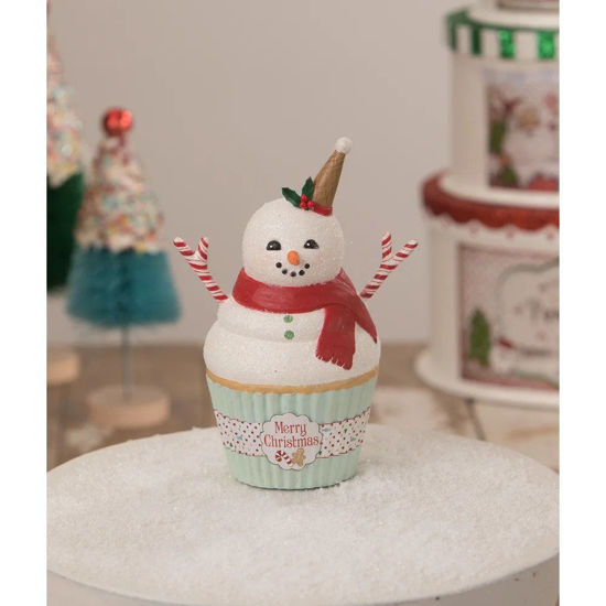 Mr. Snow Cupcake Container by Bethany Lowe
