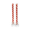Candy Cane Dinner Candles - Set of 2 by MacKenzie-Childs