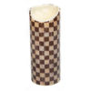 Courtly Check Flicker 10" Pillar Candle by MacKenzie-Childs