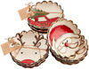 Santa Farmhouse Dipping Dishes by Mudpie