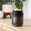 Black Dipped Flip Dish Wax Warmer by Candle Warmer
