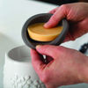 Gray Hobnail Flip Dish Wax Warmer by Candle Warmer