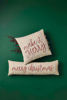 Merry Christmas Woven Pillow by Mudpie