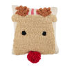 Reindeer Small Hook Pillow by Mudpie